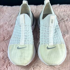 Nike Women's White Phantom React Slip-On Sneakers | Size 8.5